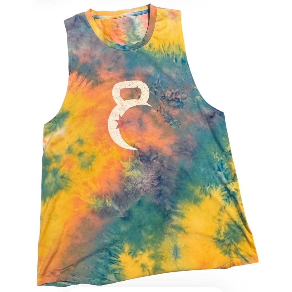 Zyia‎ Active Womens Tie Dye Kettle Muscle Tank Top Multicolor XXXL 3XL